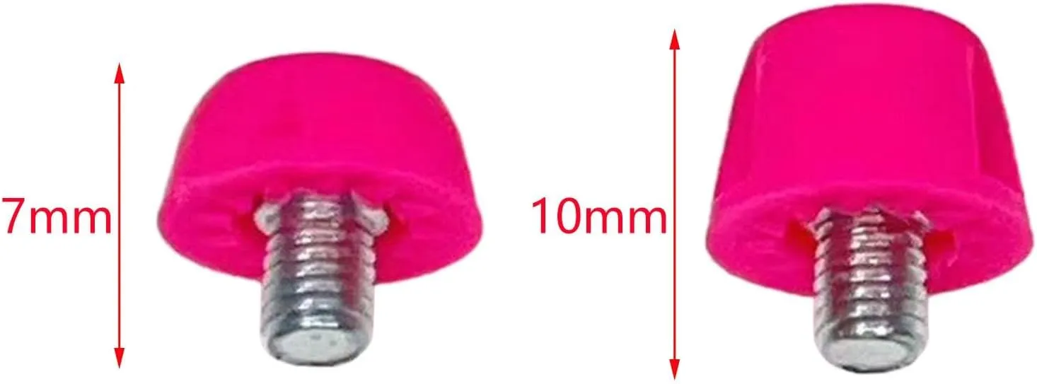 12x Soccer Studs Replacement Spikes Screw in 7mm 10mm Professional Football Shoe Spikes Rugby Studs for Indoor Outdoor Sports