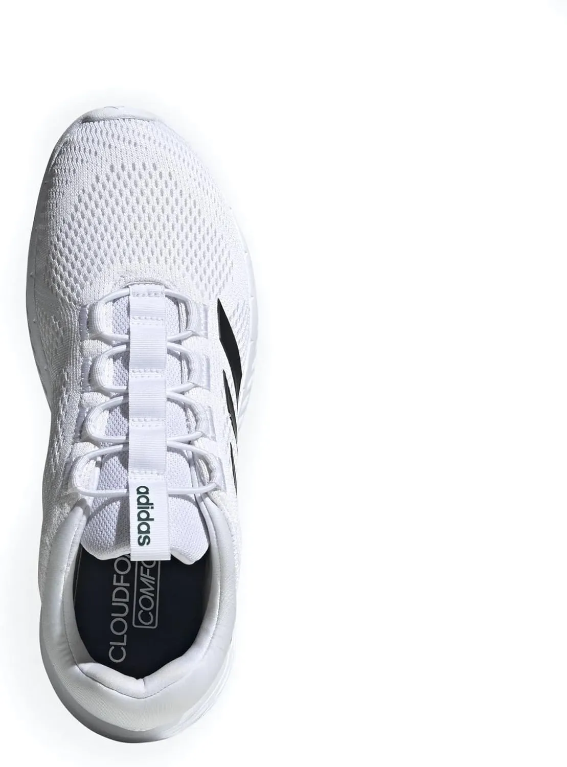 adidas Men's Cloudfoam Comfy Elastic Lace Sneaker