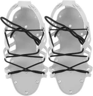 Adjustable Aerator Shoes for Grass Lawn Aerator Sandals Spikes for Gardening Sturdy Lawn Aeration Shoes for Backyard