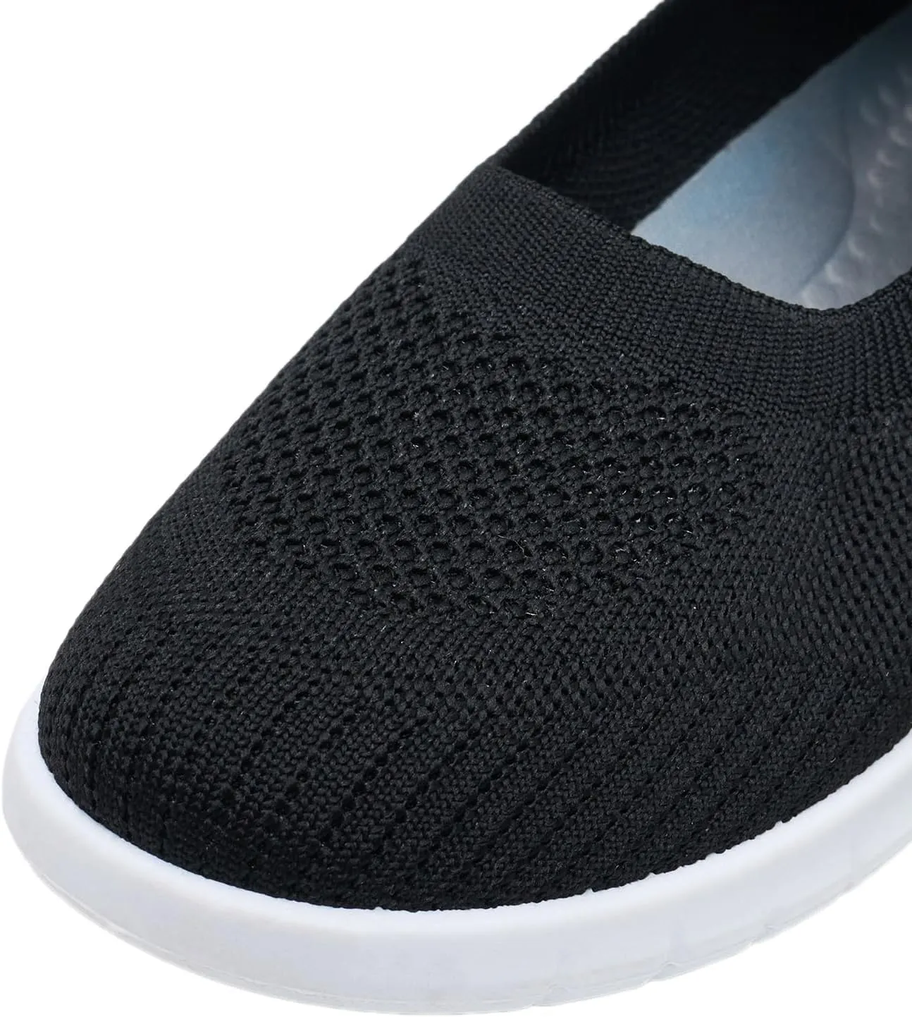 Alexis Leroy Women's Mesh-Comfortable Athletic Walking Shoes Slip On Casual Sneakers