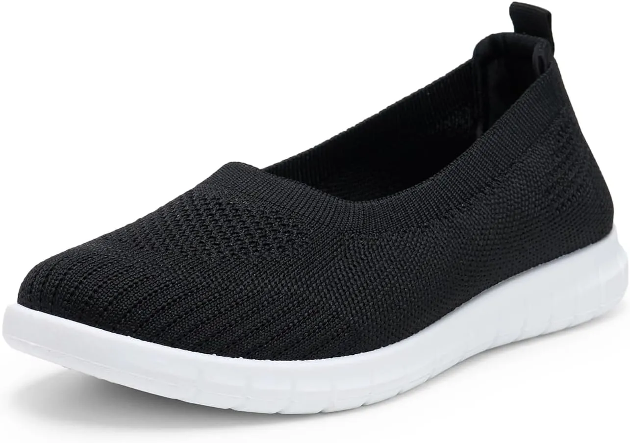 Alexis Leroy Women's Mesh-Comfortable Athletic Walking Shoes Slip On Casual Sneakers