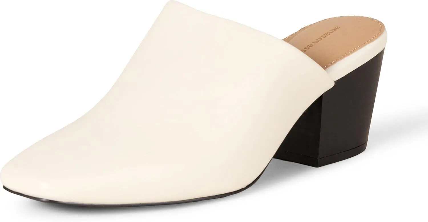 Amazon Essentials Women's Square Toe Mule