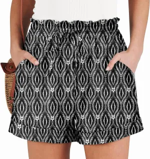 Angerella Women Casual Shorts Drawstring Comfy Elastic Waist Shorts Summer Pull On Short Pants with Pockets