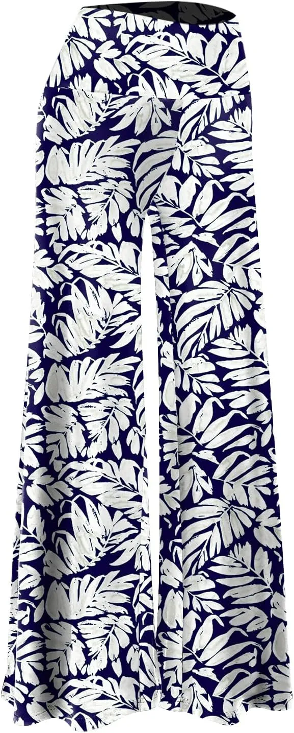 Arolina Women's Stretchy Wide Leg Palazzo Lounge Pants Casual Comfy High Waist Palazzo Pants