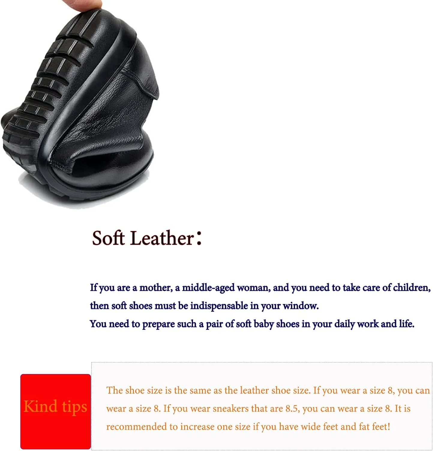 AUNTHUI Women's Soft Leather Comfortable Casual Shoes,Work Dress Office Penny Shoes,Fashion Round Toe Lace-Up Walking Shoes,Winter Non-Slip Fleece Mama Shoes
