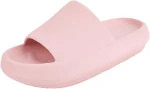 AUSLAND Women's Cloud Slides - Thick Sole Non-Slip Slippers Sandals, Lightweight Quick-Dry EVA Foam Shoes Indoor Outdoor Comfort 90111