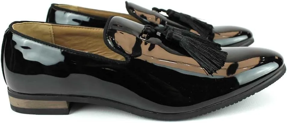 AZAR MAN Men's Velvet Slip On Loafer Dress Shoes Tudors
