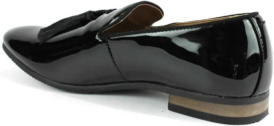 AZAR MAN Men's Velvet Slip On Loafer Dress Shoes Tudors