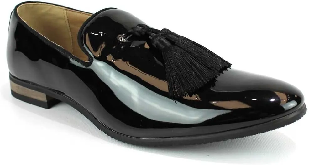 AZAR MAN Men's Velvet Slip On Loafer Dress Shoes Tudors