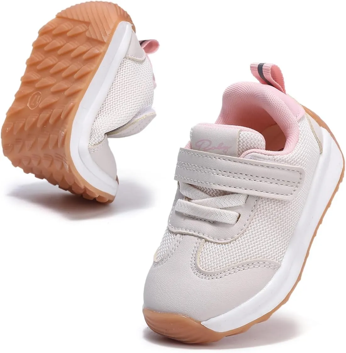 Baby Shoes Infant Toddler Boys Girls Walking Shoes Mesh Breathable Lightweight Sneakers for First Walkers 9 12 18 21 24 Months