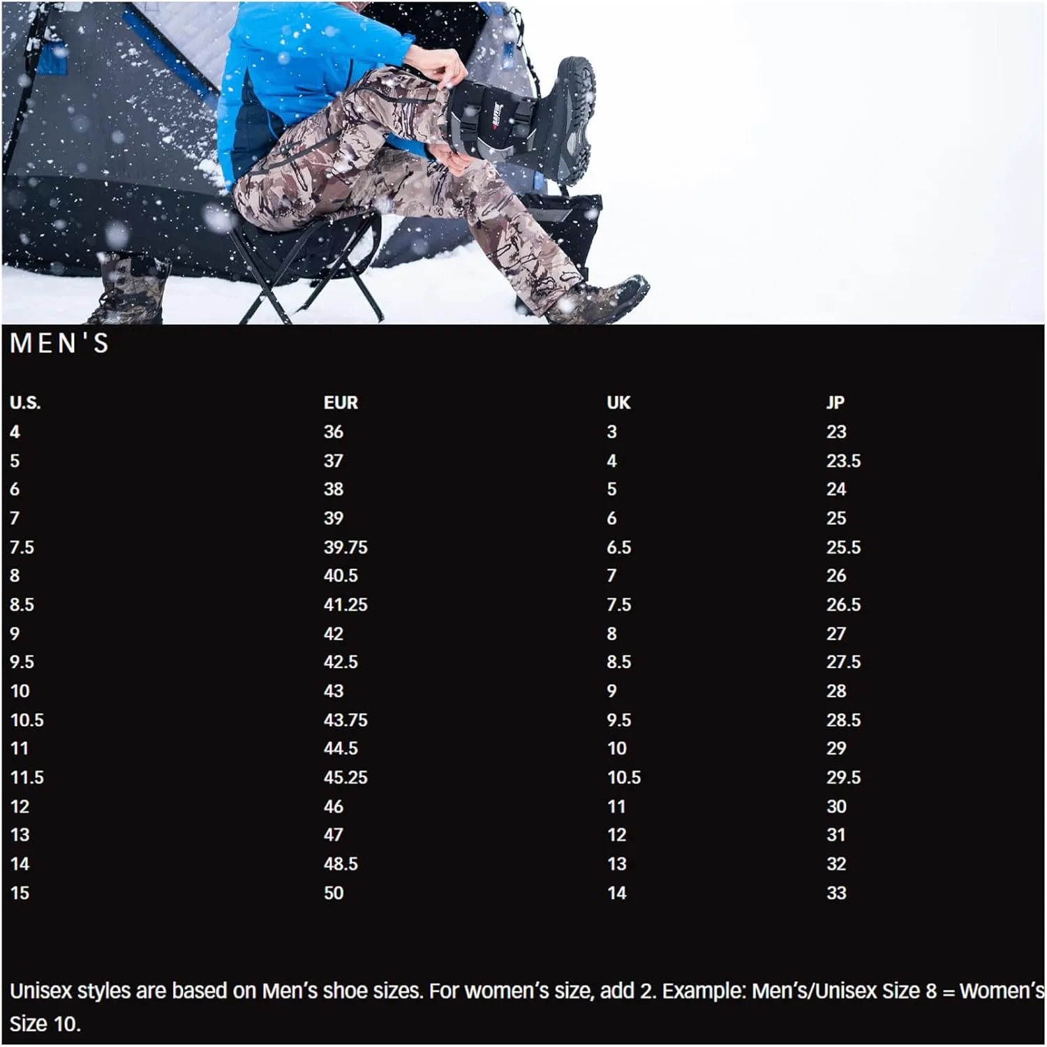 Baffin Men's HUDSON Plain Toe Waterproof Breathable Leather Outdoor Winter Boots for Snowshoeing, Hiking, Hunting, Fishing