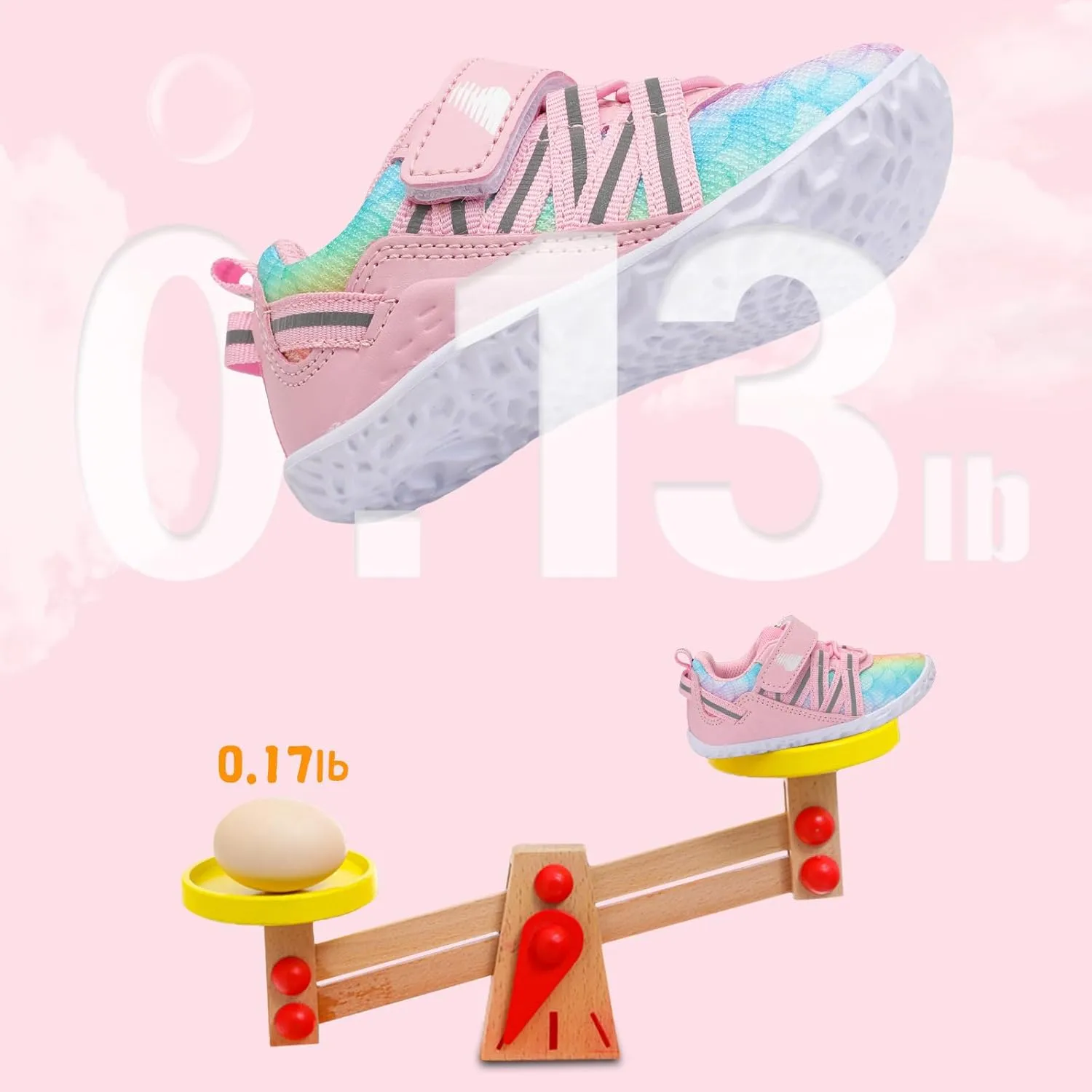 BARERUN Baby Sneakers Toddler Shoes Soft Anti-Slip Sole Newborn First Walkers Infant Toddler Breathable Athletic Running Shoes