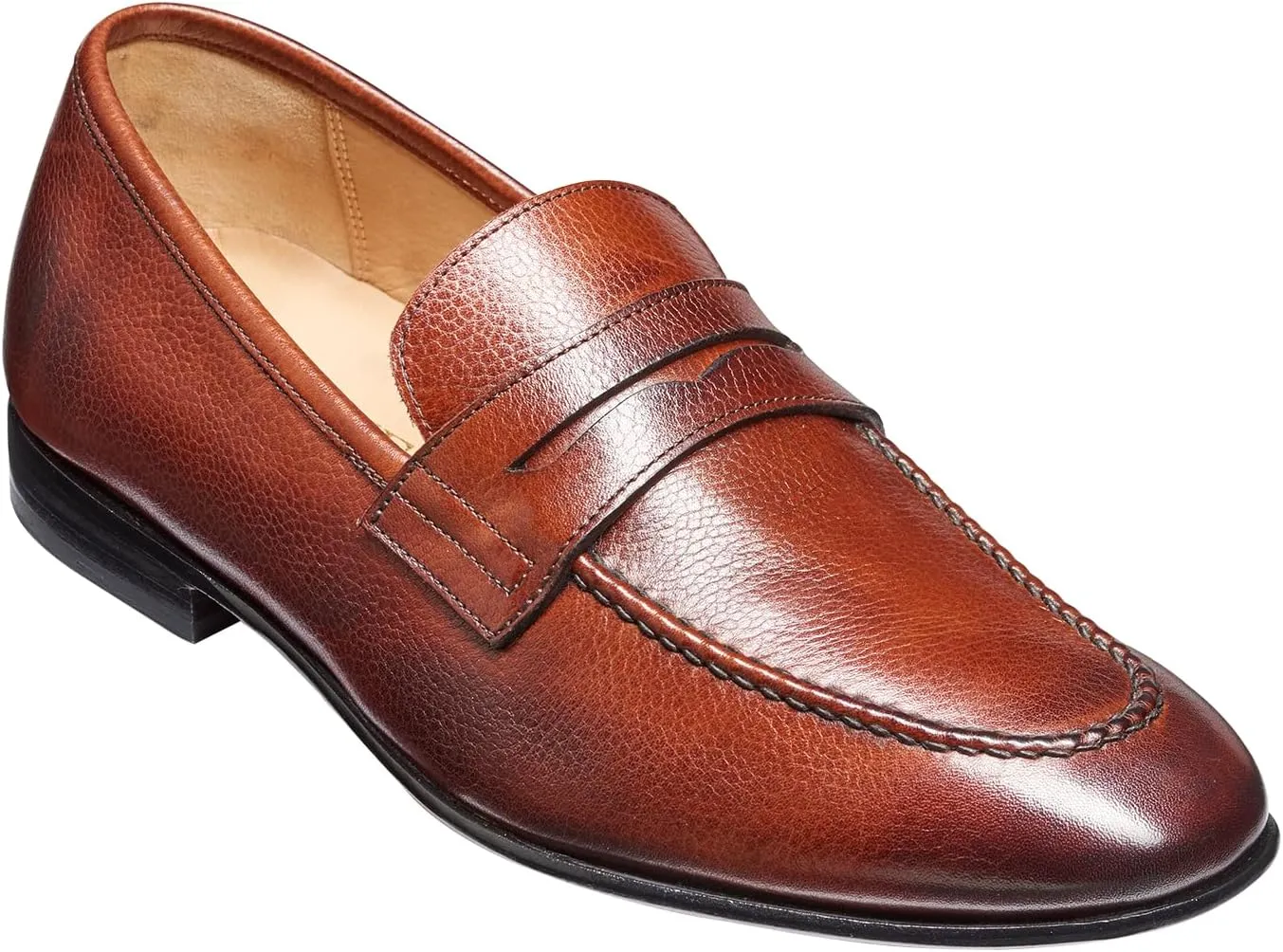 BARKER Ledley Handcrafted Men's Leather Loafers - Classic Slip-On Shoes for Casual & Formal Style