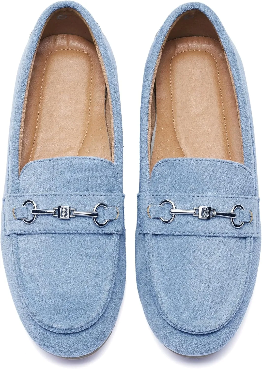 BGSTGUDS Women's Wide Loafers Shoes Cute Dressy Shoes Ladies Comfort Slip Ons Work Shoes