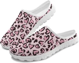Binienty Women Mules Sneakers Slip On Mesh Garden Shoes with Arch Support Lightweight Memory Foam Minimalist Walking Shoes