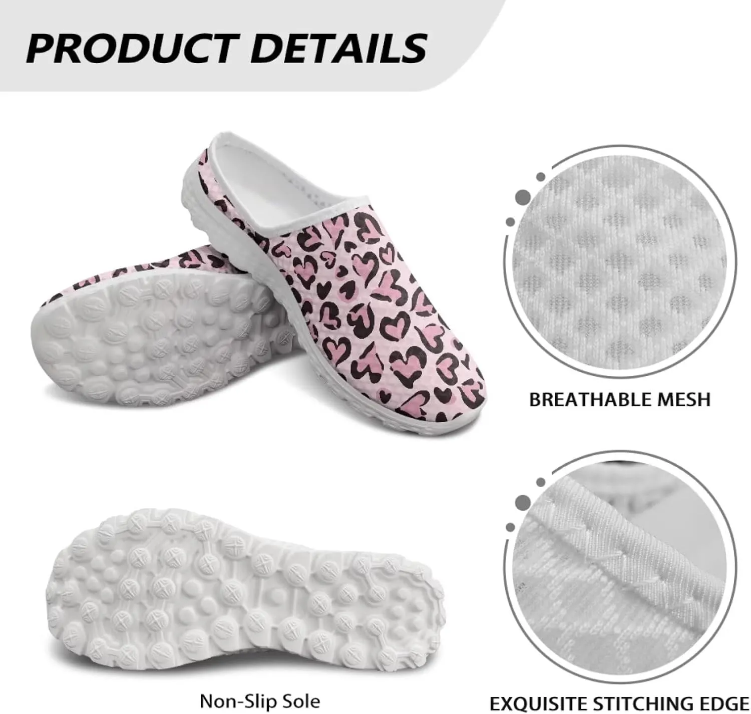 Binienty Women Mules Sneakers Slip On Mesh Garden Shoes with Arch Support Lightweight Memory Foam Minimalist Walking Shoes
