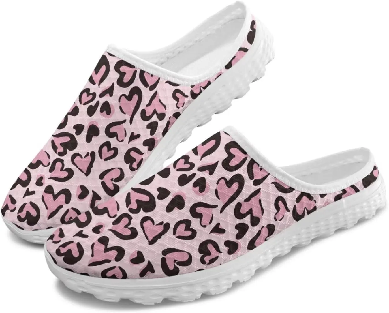 Binienty Women Mules Sneakers Slip On Mesh Garden Shoes with Arch Support Lightweight Memory Foam Minimalist Walking Shoes