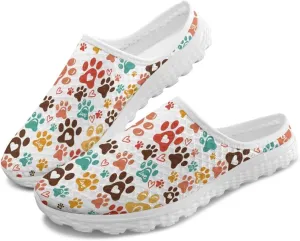 Binienty Women Mules Sneakers Slip On Mesh Garden Shoes with Arch Support Lightweight Memory Foam Minimalist Walking Shoes