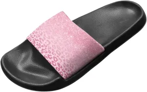 Binienty Women's Wide Slide Sandals Trendy Beach Flip Flops Lightweight Flat Slide Sandals for Daily Walks,Poolside,Water Park