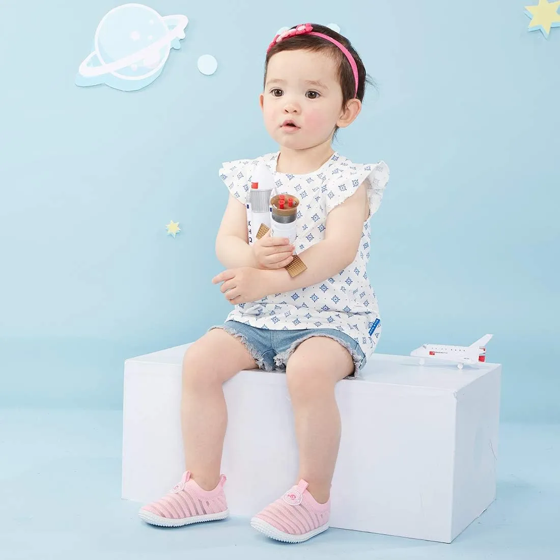 BMCiTYBM Baby Shoes Boy Girl Infant Sneakers Non-Slip First Walkers 6 9 12 18 24 Months
