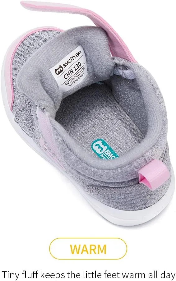 BMCiTYBM Baby Walking Shoes Boy Girl High Top Sneakers Infant First Shoes for Learning to Walk 6 9 12 18 24 Months