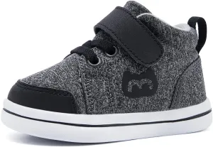 BMCiTYBM Baby Walking Shoes Boy Girl High Top Sneakers Infant First Shoes for Learning to Walk 6 9 12 18 24 Months