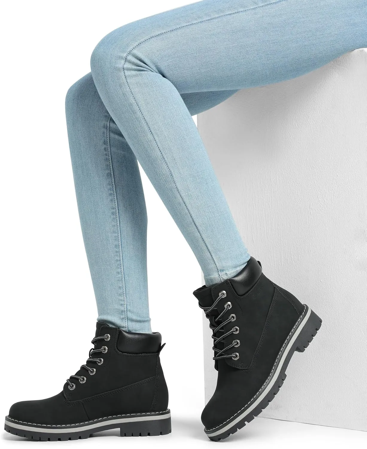 Bruno Marc Women's Winter Snow Boots,Faux Fur Lining Ankle Booties, Ladies Comfortable Work Short Boots Outdoor 2.0