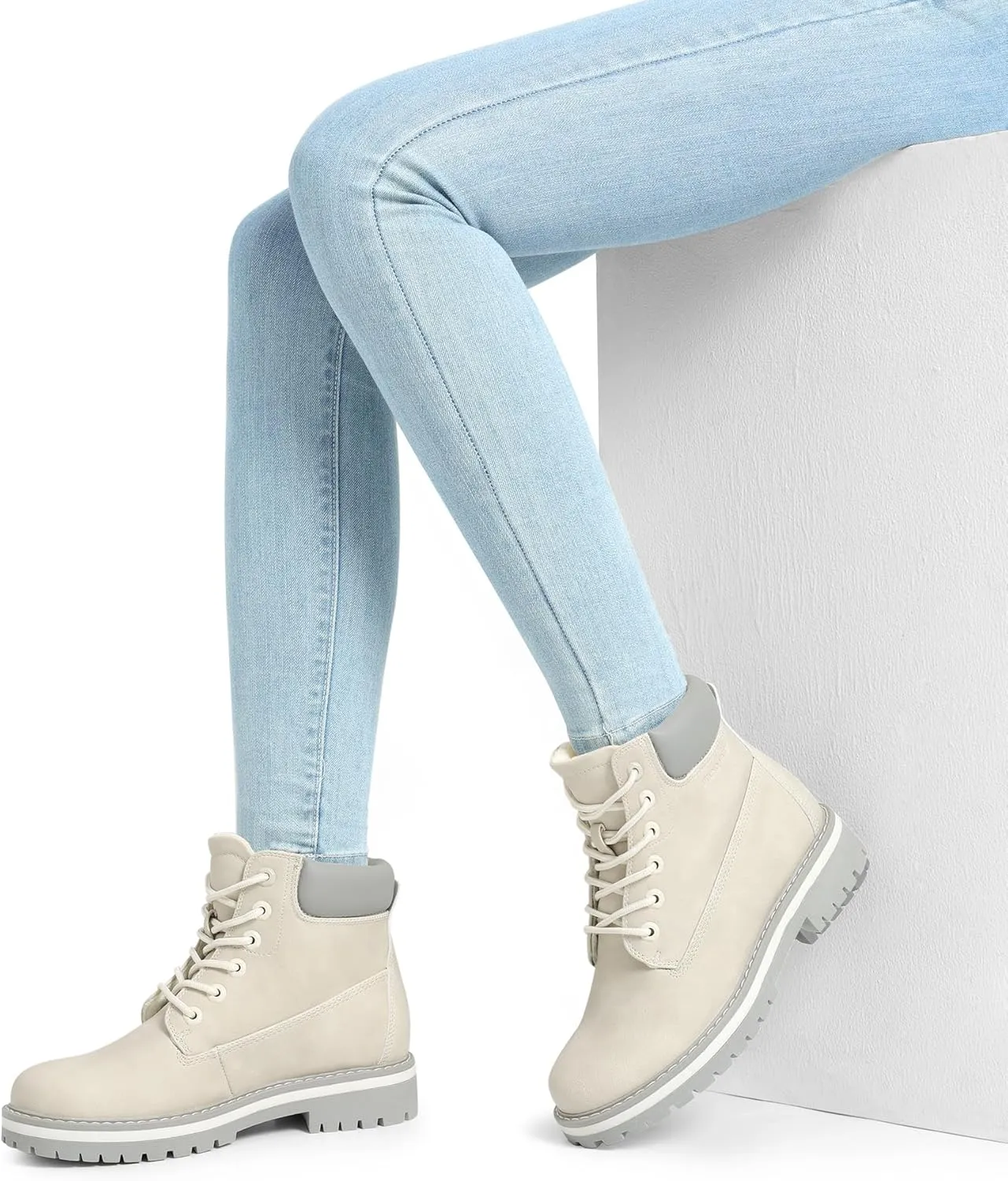 Bruno Marc Women's Winter Snow Boots,Faux Fur Lining Ankle Booties, Ladies Comfortable Work Short Boots Outdoor 2.0