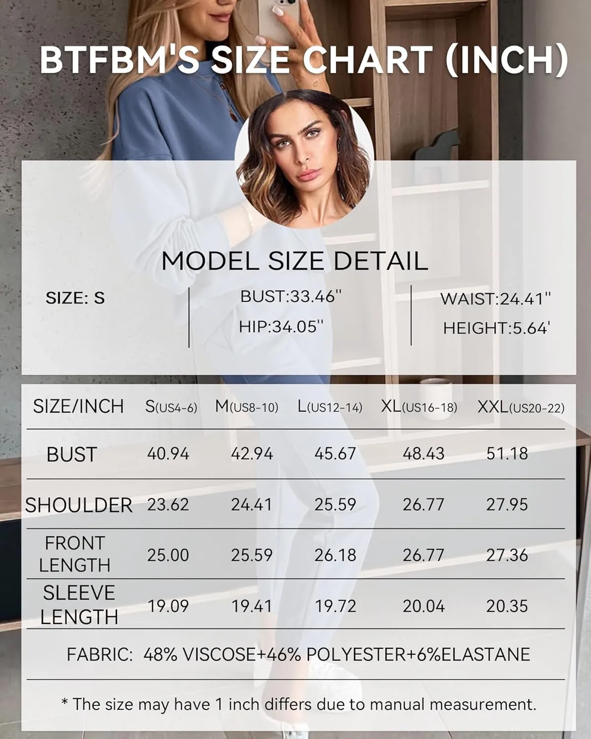 BTFBM 2024 Women 2 Piece Outfits Long Sleeve Pullover Jogger Pants Lounge Sets Fall Winter Sweatsuits Tracksuit Pockets