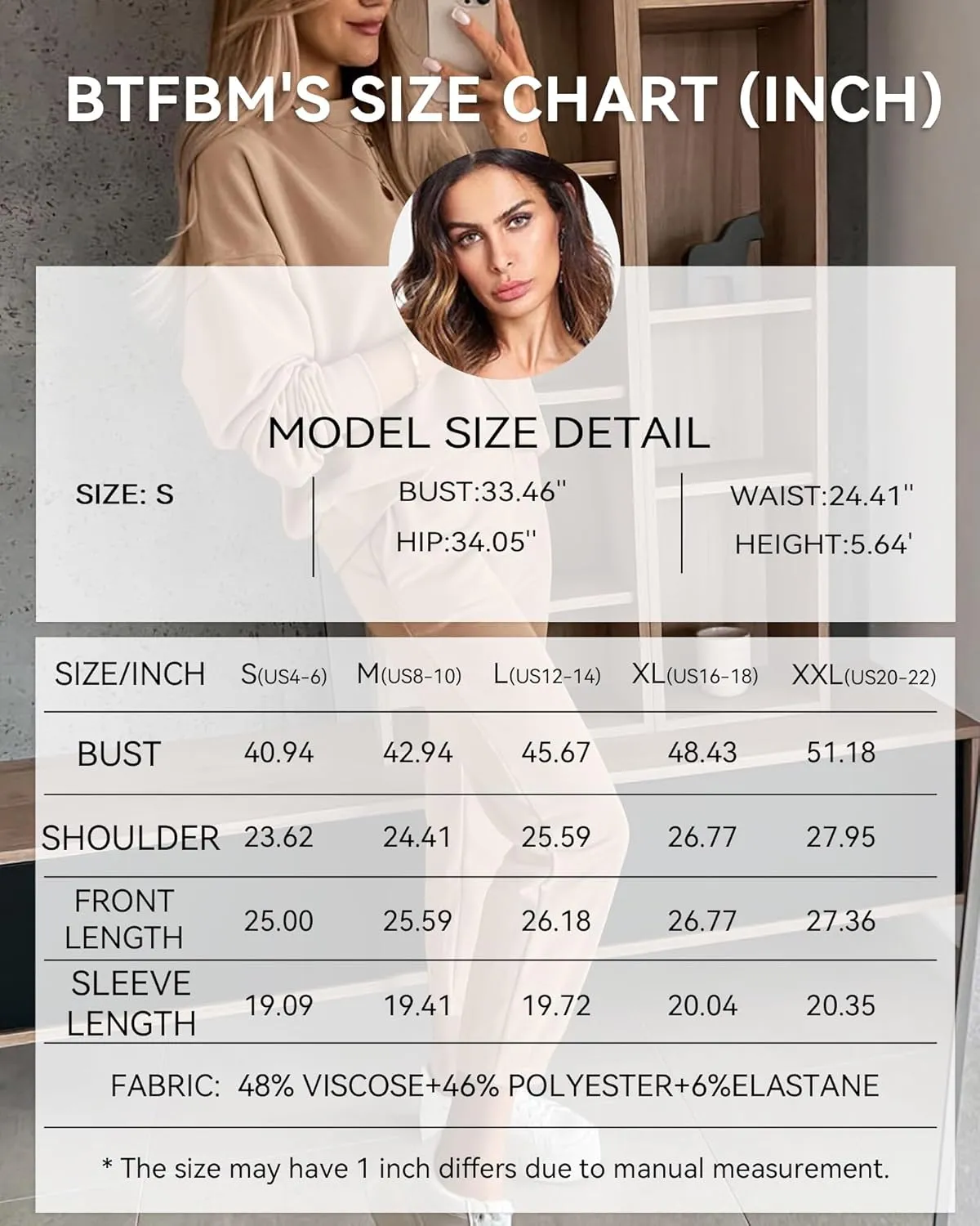 BTFBM 2024 Women 2 Piece Outfits Long Sleeve Pullover Jogger Pants Lounge Sets Fall Winter Sweatsuits Tracksuit Pockets
