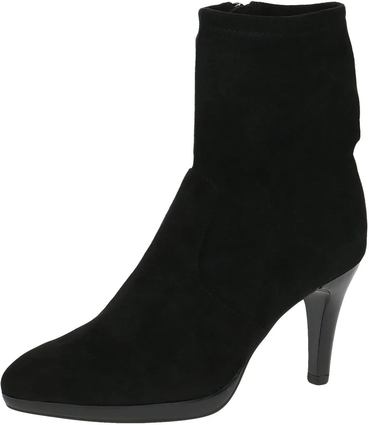 CAPRICE Ankle Boots 9-25338-41 G Width, Black Met Comb, 6 Women