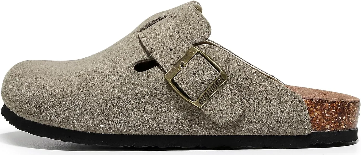 Clogs For Women, Womens Clogs And Mules House Slipers With Arch Support And Adjustable Buckle