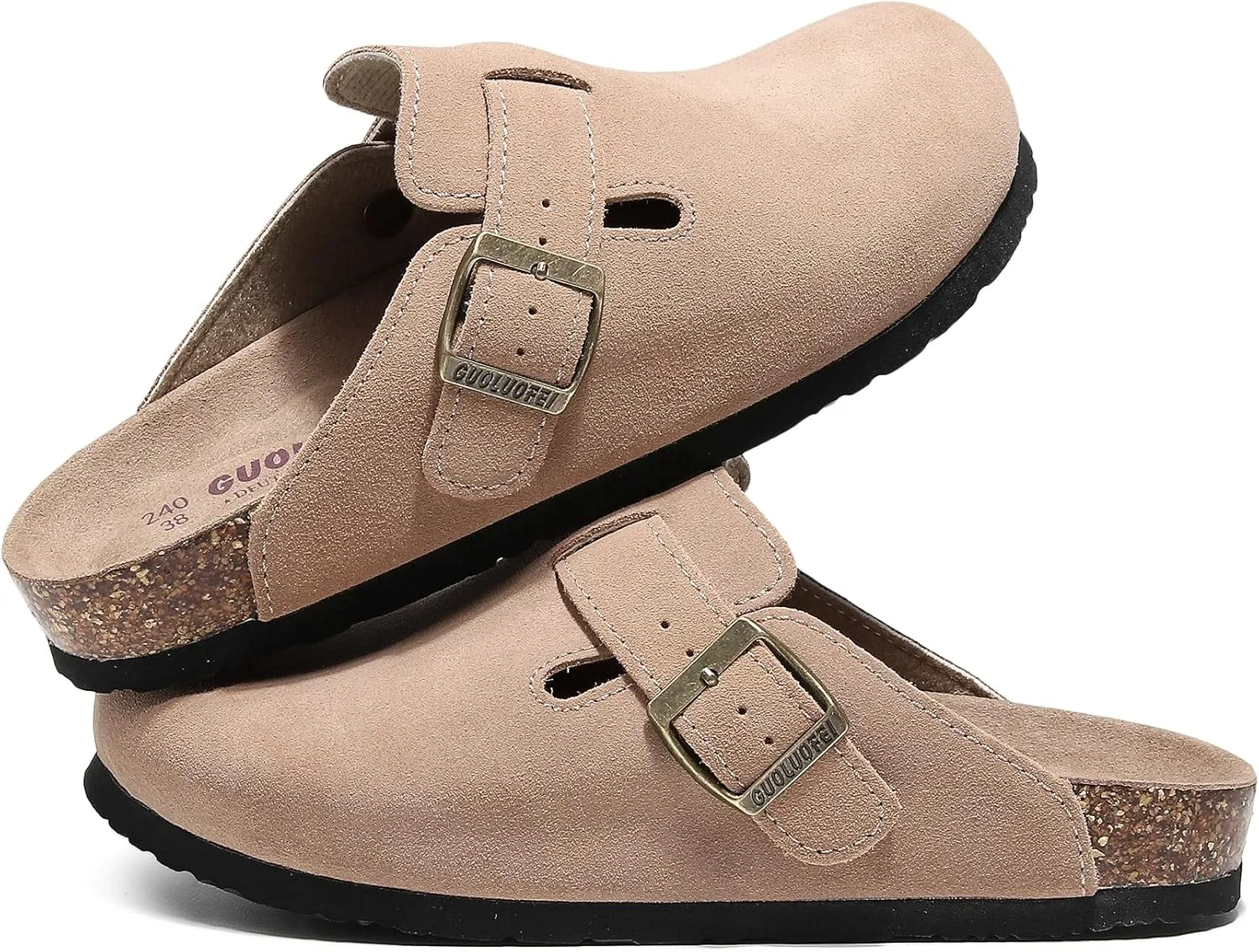 Clogs For Women, Womens Clogs And Mules House Slipers With Arch Support And Adjustable Buckle