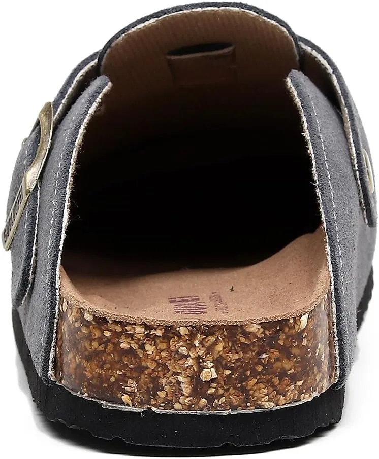 Clogs For Women, Womens Clogs And Mules House Slipers With Arch Support And Adjustable Buckle