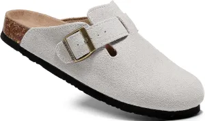 Clogs For Women, Womens Clogs And Mules House Slipers With Arch Support And Adjustable Buckle