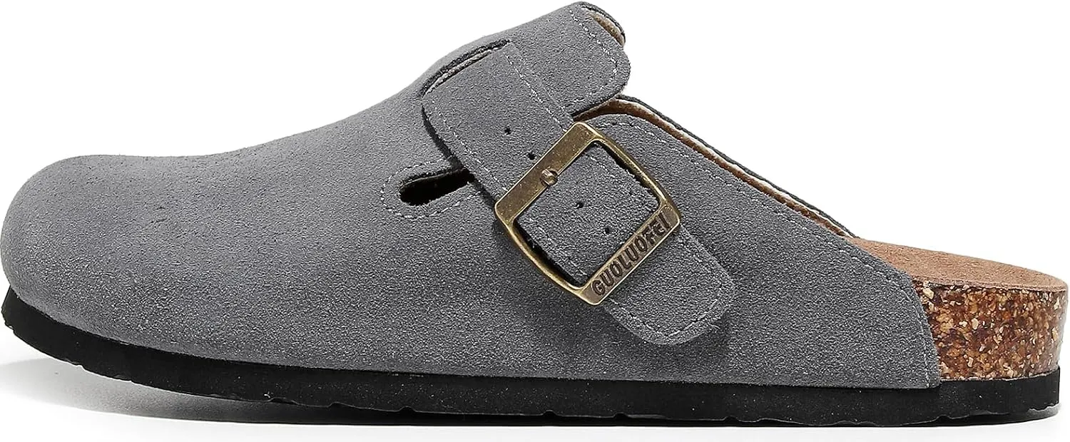 Clogs For Women, Womens Clogs And Mules House Slipers With Arch Support And Adjustable Buckle