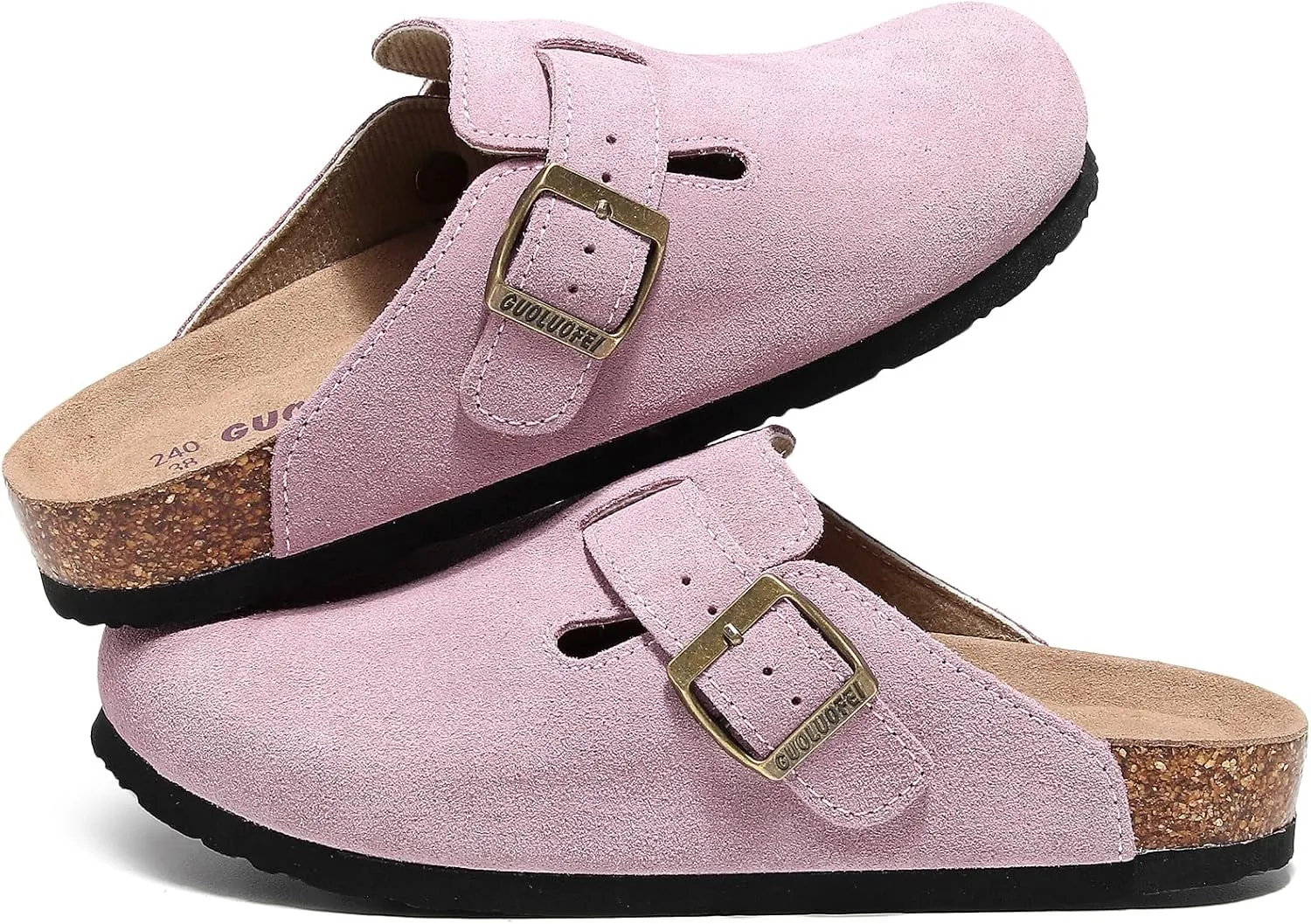 Clogs For Women, Womens Clogs And Mules House Slipers With Arch Support And Adjustable Buckle