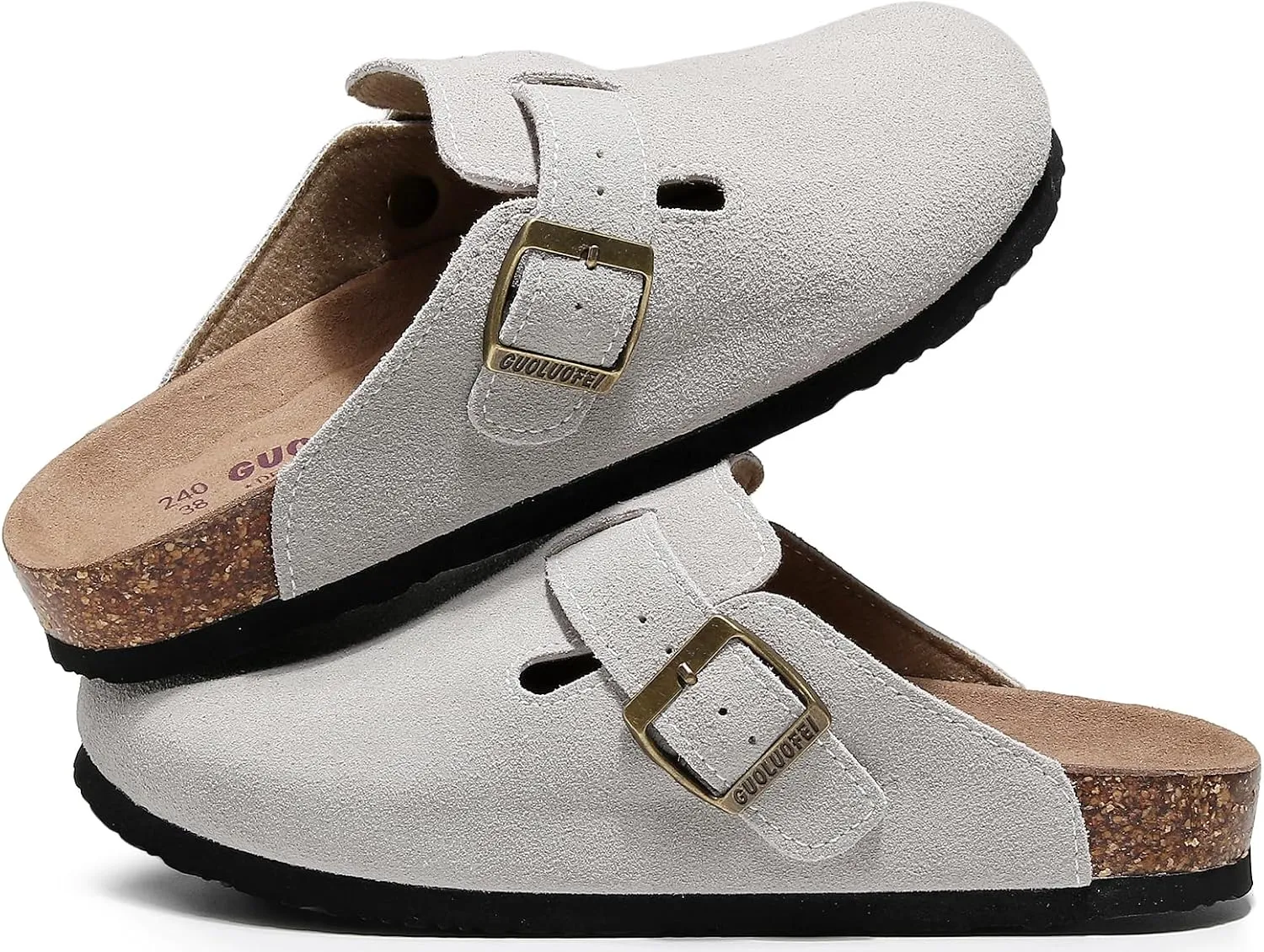 Clogs For Women, Womens Clogs And Mules House Slipers With Arch Support And Adjustable Buckle