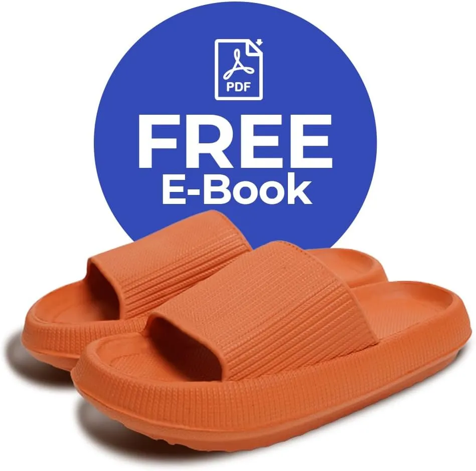 Cloud Slides For Women And Men - Comfy Non Slip Indoors Slippers For Shower Spa Pool College Outdoors Slides - Soft And Cozy Open Toe House Sandals Thick Soles