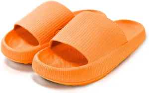 Cloud Slides For Women And Men - Comfy Non Slip Indoors Slippers For Shower Spa Pool College Outdoors Slides - Soft And Cozy Open Toe House Sandals Thick Soles