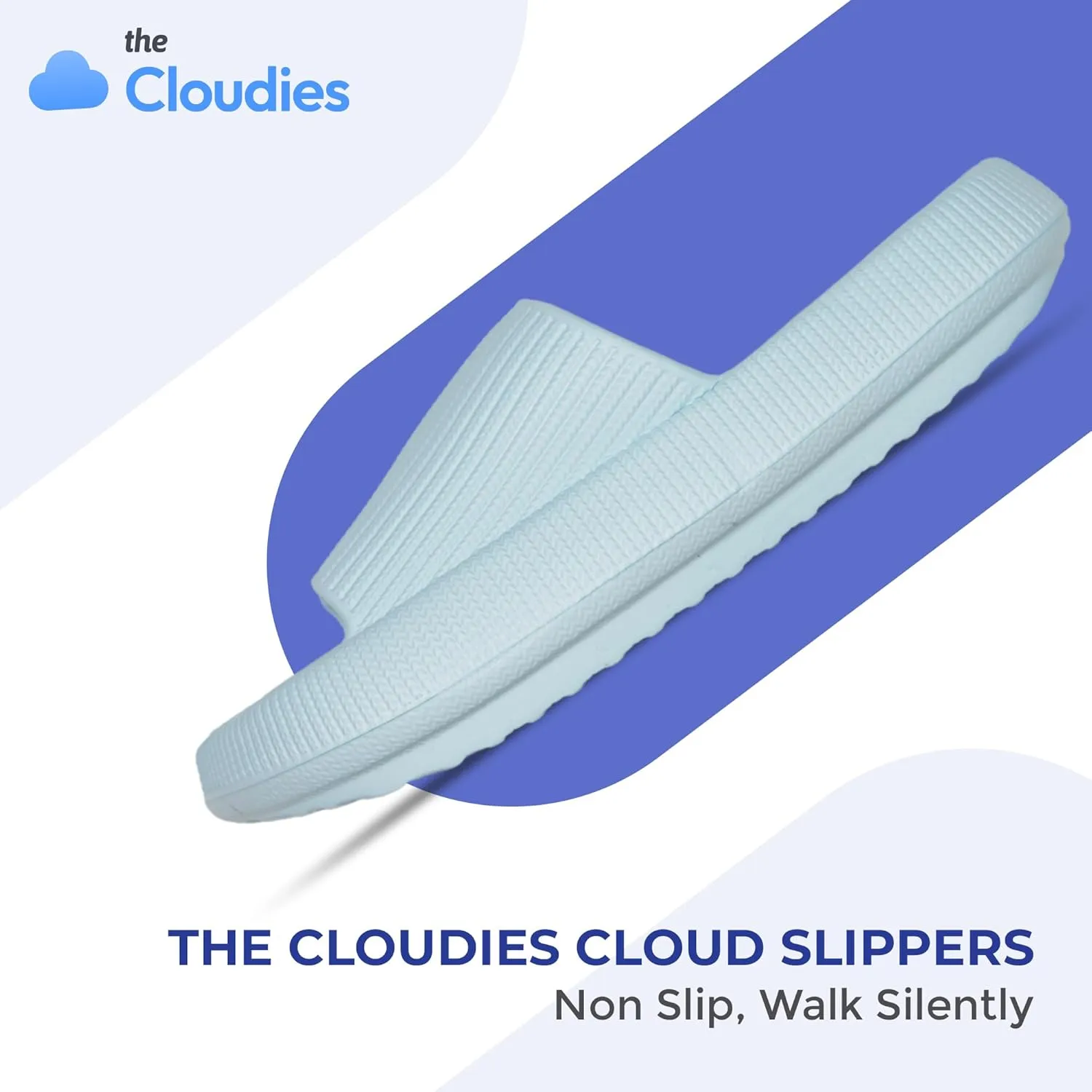 Cloud Slides For Women And Men - Comfy Non Slip Indoors Slippers For Shower Spa Pool College Outdoors Slides - Soft And Cozy Open Toe House Sandals Thick Soles