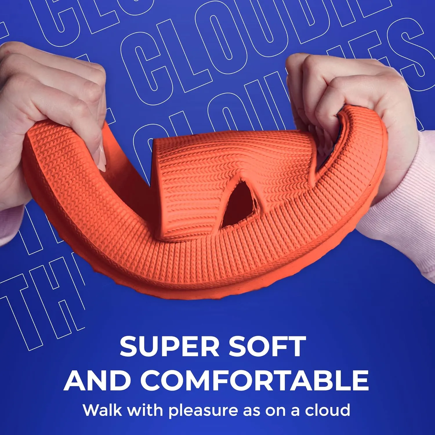 Cloud Slides For Women And Men - Comfy Non Slip Indoors Slippers For Shower Spa Pool College Outdoors Slides - Soft And Cozy Open Toe House Sandals Thick Soles