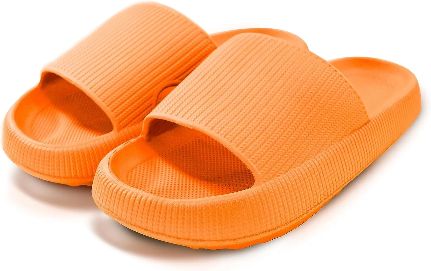 Cloud Slides For Women And Men - Comfy Non Slip Indoors Slippers For Shower Spa Pool College Outdoors Slides - Soft And Cozy Open Toe House Sandals Thick Soles