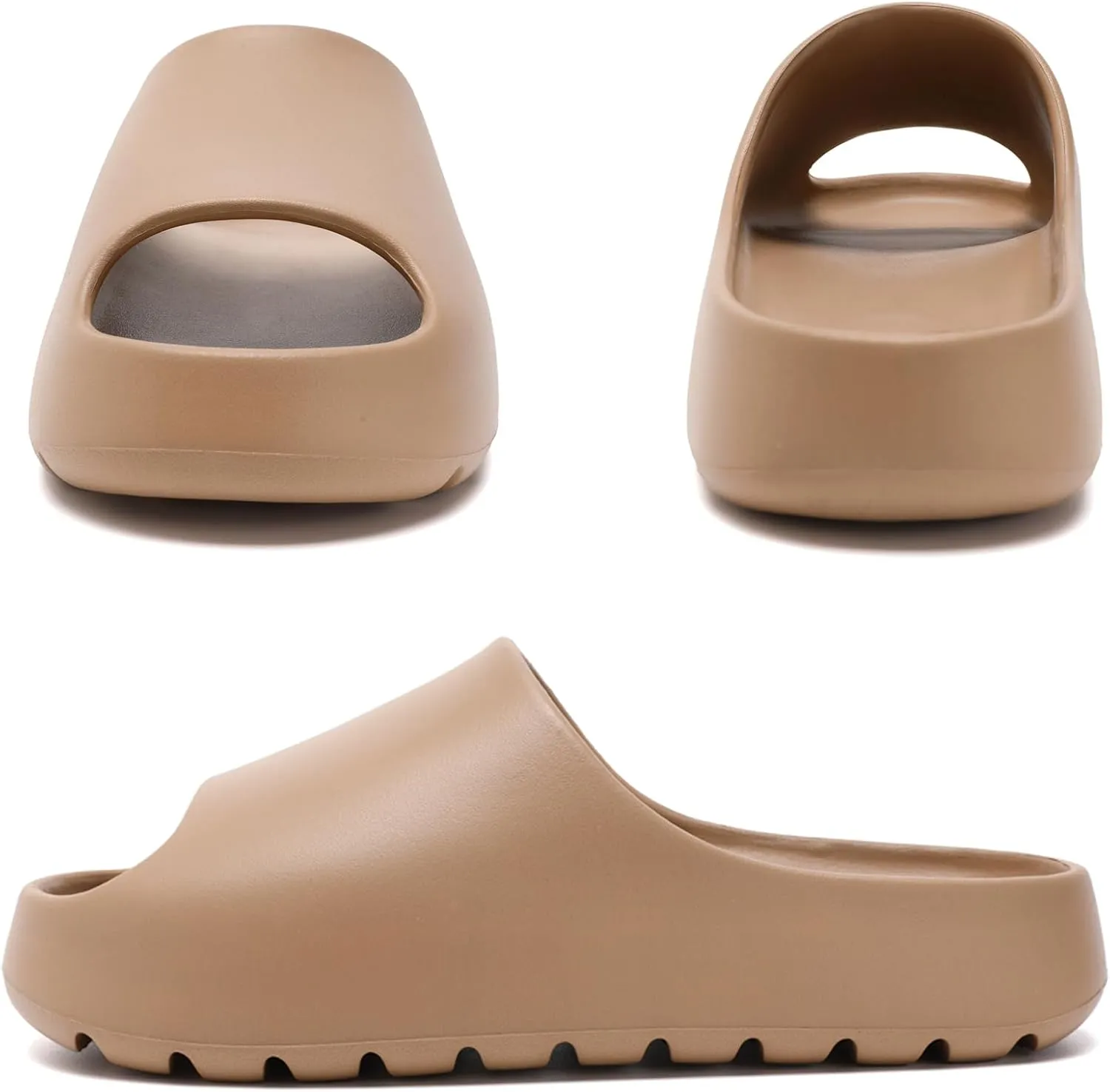 Cloud Slides for Women Men, Recovery Womens Pillow Slides,EVA Anti-Slip shower shoes,Thick Sole Open Toe Garden Shoes,men's sandals,mens slippers for Indoor and Outdoor Size