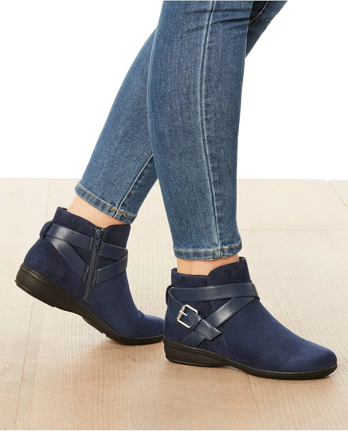 Comfortview Women's Wide Width The Bronte Bootie By