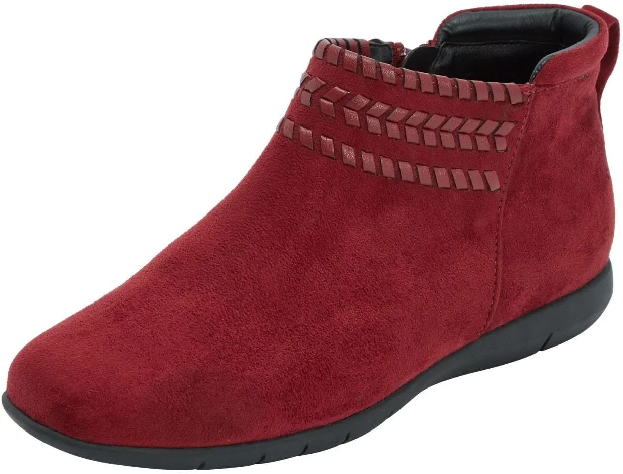 Comfortview Women's Wide Width The Farren Bootie
