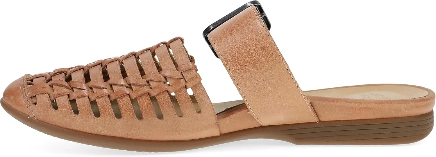 Dansko Leilani Huarache Mules for Women - Comfortable Flat Shoes with Arch Support - Lightweight Rubber Outsole
