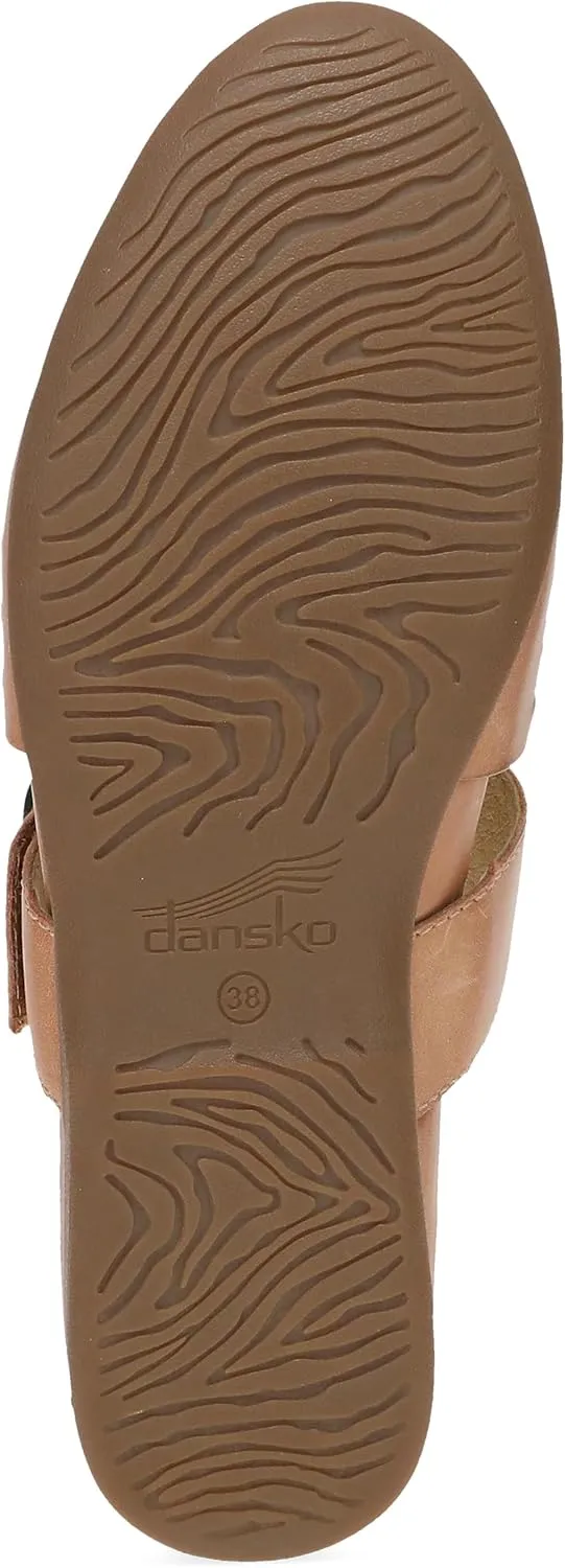 Dansko Leilani Huarache Mules for Women - Comfortable Flat Shoes with Arch Support - Lightweight Rubber Outsole