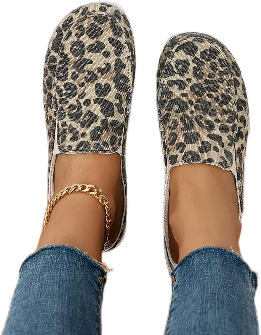 DOIX Women's Canvas Mules - Grey, One Size (US 11) - Memory Foam Insole & Outsole - Casual, Comfortable Slip On Slides - Walking, Party - Spring, Summer