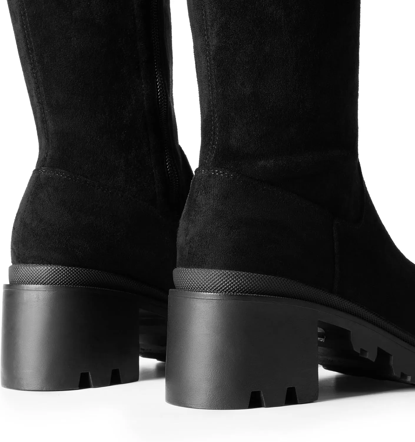 DREAM PAIRS Women's Knee High Boots, Platform Over The Knee High Chunky Heel Fashion Boots for Women